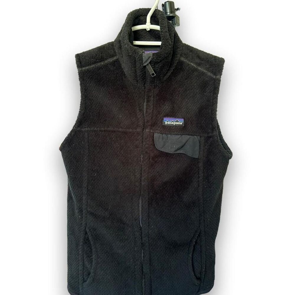 Patagonia Classic Retro-X Fleece Vest Black Full Zip Womens XS